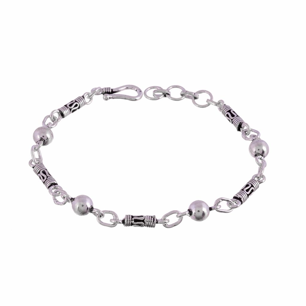 Oxidised Silver Light Bracelet - Divine Jewels