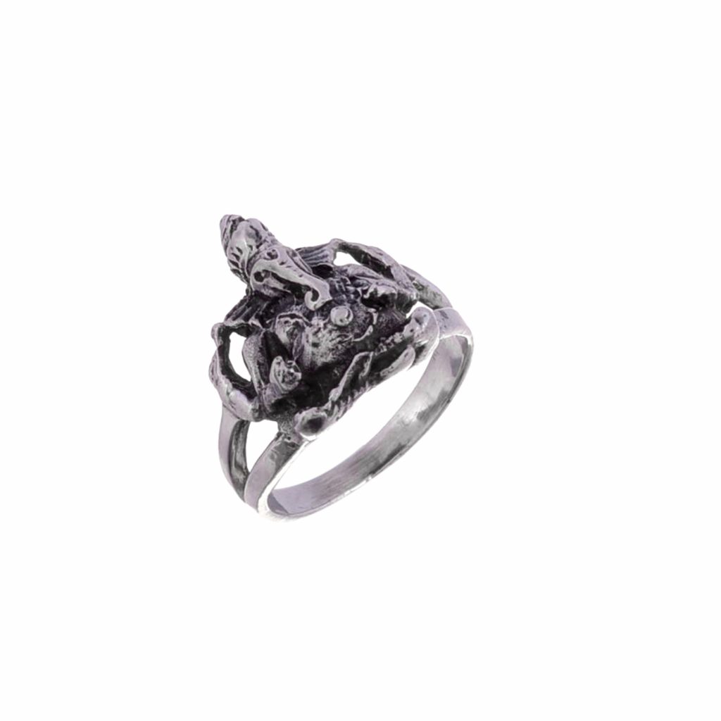 ganesh gold ring silver jewelry ganapathi 3D model 3D printable | CGTrader