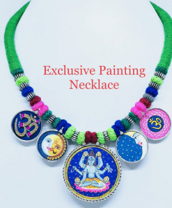 Exclusive Lord Shiva Painting Necklace