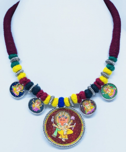 Exclusive Lord Ganesha Painting Necklace