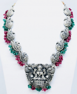 Exclusive Red and Green Temple Necklace