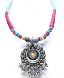 Antique Silver Ganesha Necklace