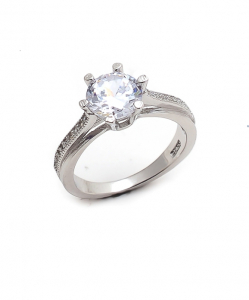 CZ Engagement Solitaire Ring