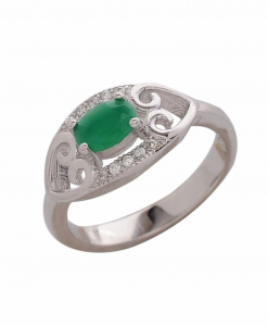 CZ Beautiful Green Ring