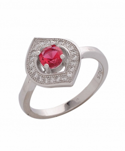 Beautiful CZ Red Ring