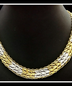 Filigree Exclusive Two Tone Necklace Chain