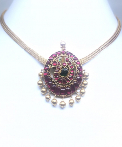 Red Kundan Choker Necklace