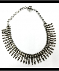 Oxidised Silver Beautiful Beads Exclusive Neck Piece