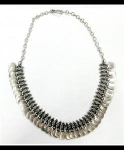 Oxidised Silver Beautiful Coin Exclusive Neck Piece